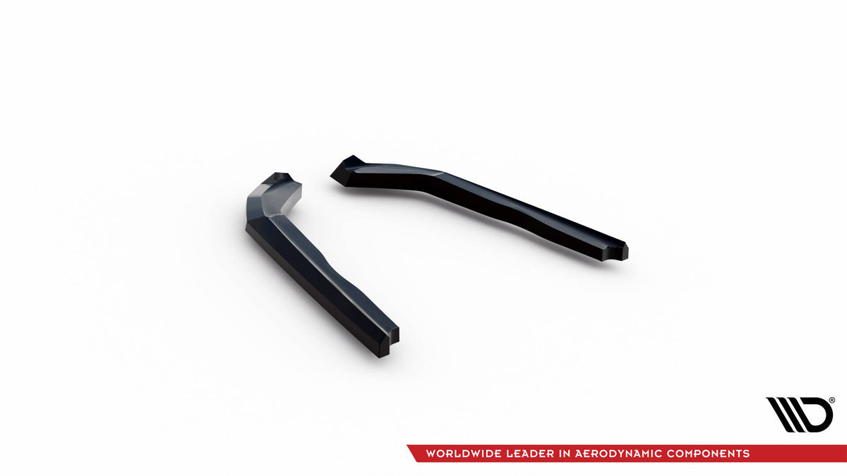 Heck Ansatz Flaps Diffusor V.3 passend für BMW 2 G42 schwarz Hochglanz – Ansicht 6