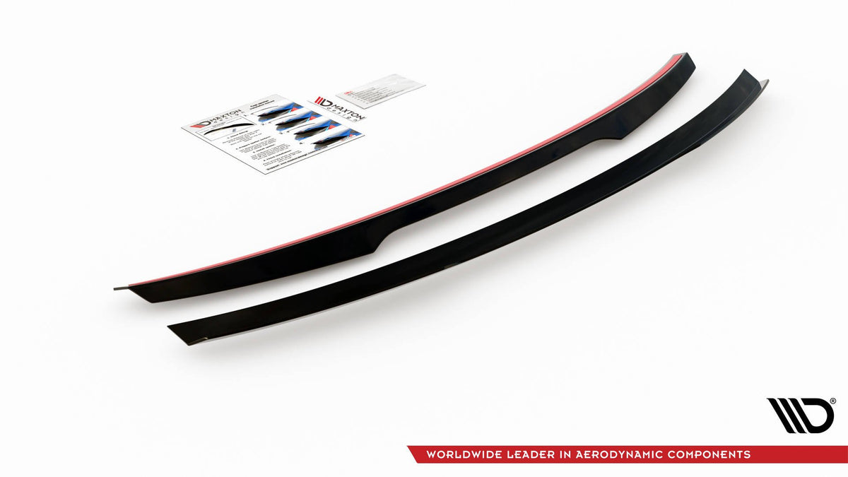 Heckspoiler Lippe Skoda Octavia Liftback Mk3 Facelift schwarz Hochglanz – Ansicht 4