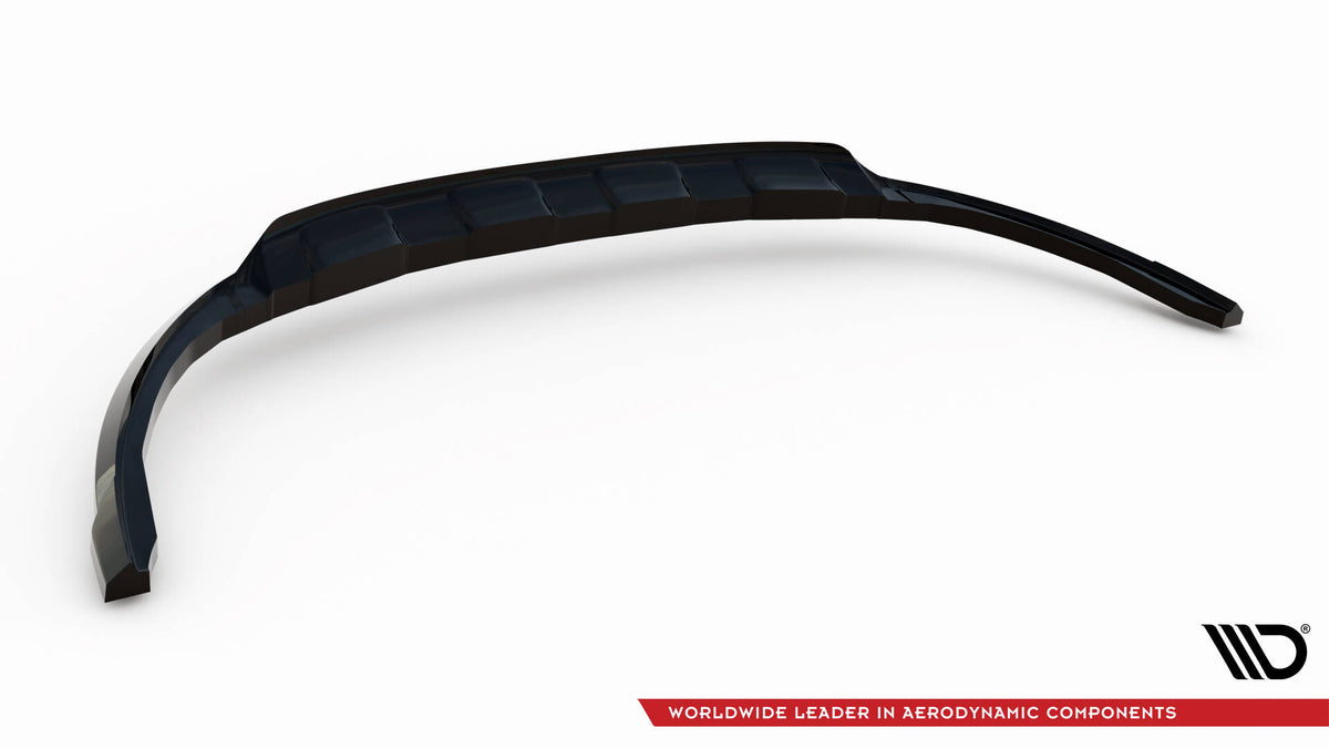 Street+ Spoilerlippe Front Ansatz passend für Renault Espace Mk5  schwarz Hochglanz – Ansicht 6