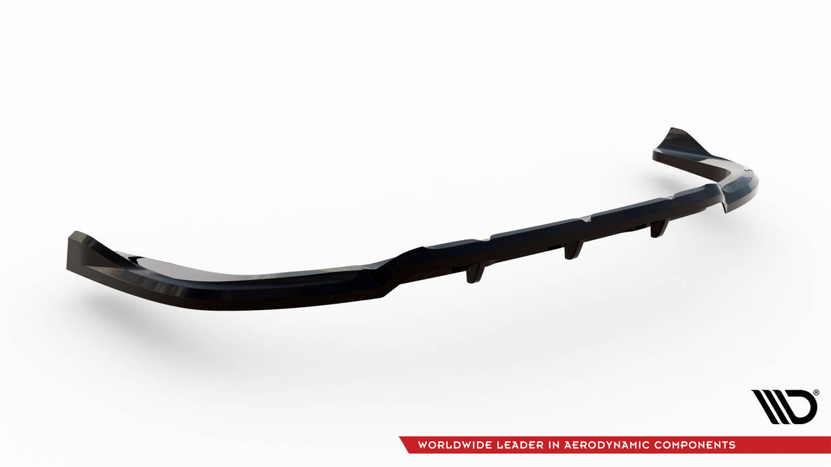Street+ Mittlerer Diffusor RACE passend für Lexus RX F-Sport Mk4 Facelift schwarz Hochglanz – Ansicht 4