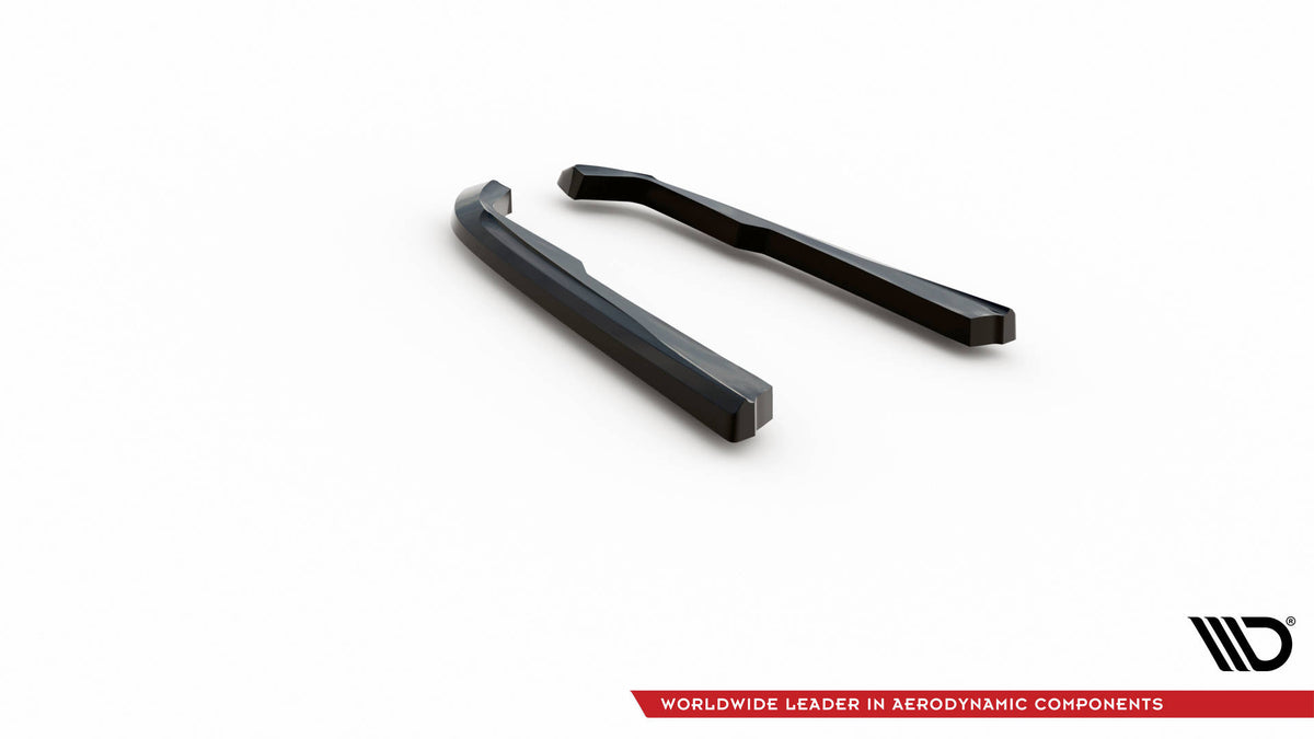 Heck Ansatz Flaps Diffusor passend für BMW M340i G20 / G21 Facelift schwarz Hochglanz – Ansicht 6
