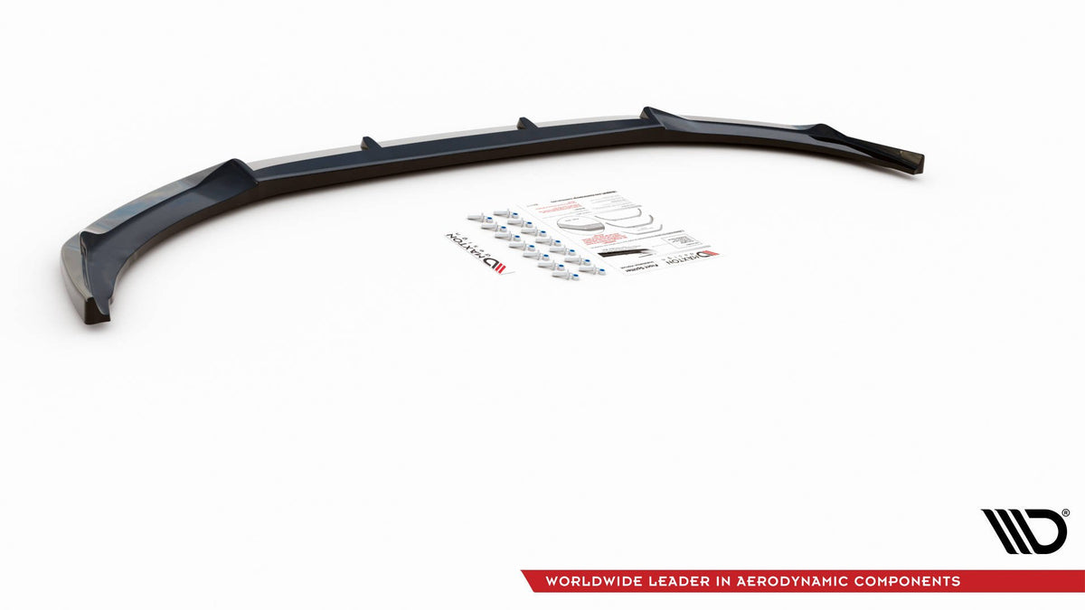 Street+ Spoilerlippe Front Ansatz V.3 passend für Audi A1 S-Line GB schwarz Hochglanz – Ansicht 7