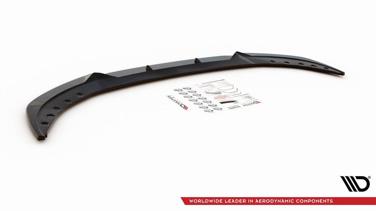 Street+ Spoilerlippe Front Ansatz V.1 passend für BMW 3er G20 / G21 schwarz Hochglanz – Ansicht 5