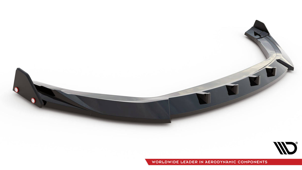 Street+ Spoilerlippe Front Ansatz V.2 + Flaps passend für Hyundai Kona N Mk1 – Ansicht 5