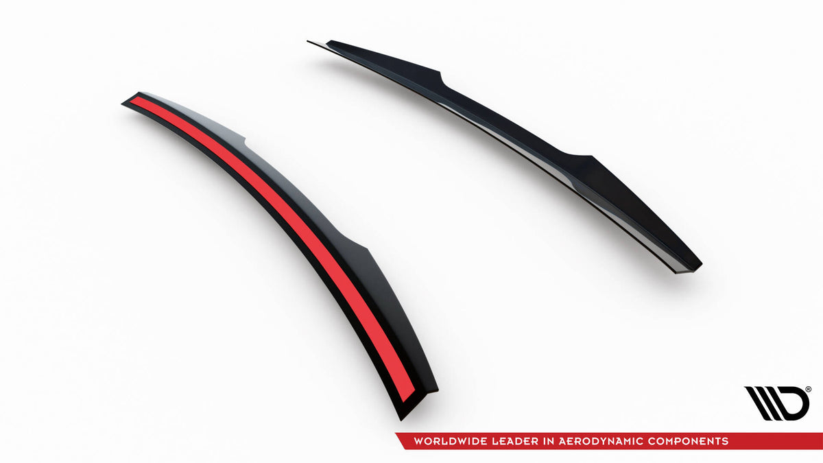 Heckspoiler Lippe Ford Fiesta Standard / ST / ST-Line Mk8 (Für FO-FI-8-FH1FP) schwarz Hochglanz – Ansicht 6