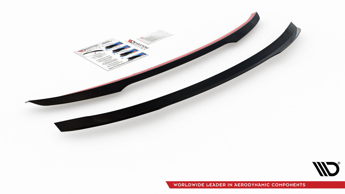 Heckspoiler Lippe Ford Mondeo Mk5 schwarz Hochglanz – Ansicht 4