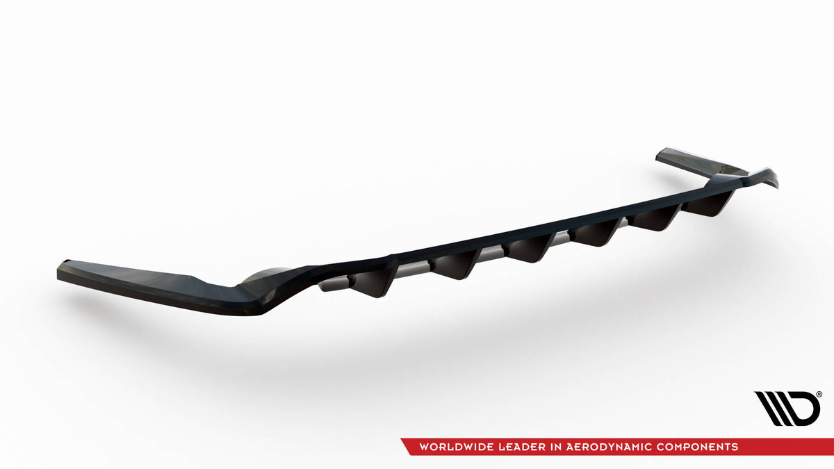 Street+ Mittlerer Diffusor RACE passend für Toyota RAV4 GR Sport Mk5 schwarz Hochglanz – Ansicht 6