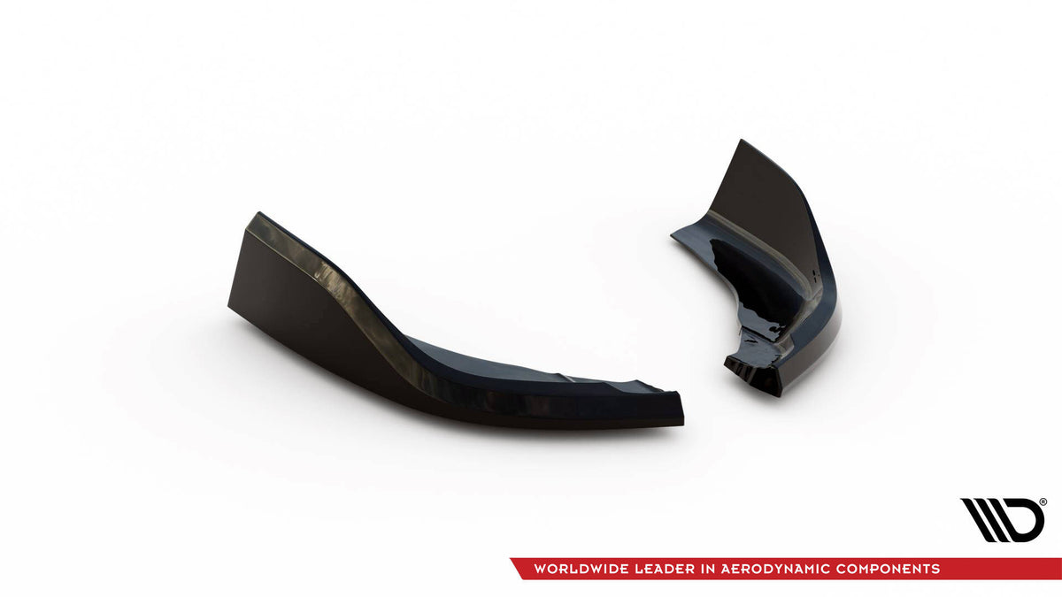 Heck Ansatz Flaps Diffusor V.1 passend für2 BMW 1er M-Paket / M135i F40 schwarz Hochglanz – Ansicht 5