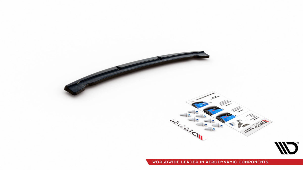 Heckansatz BMW 5er M-Paket Limousine / Touring G30 / G31 Facelift schwarz Hochglanz – Ansicht 4