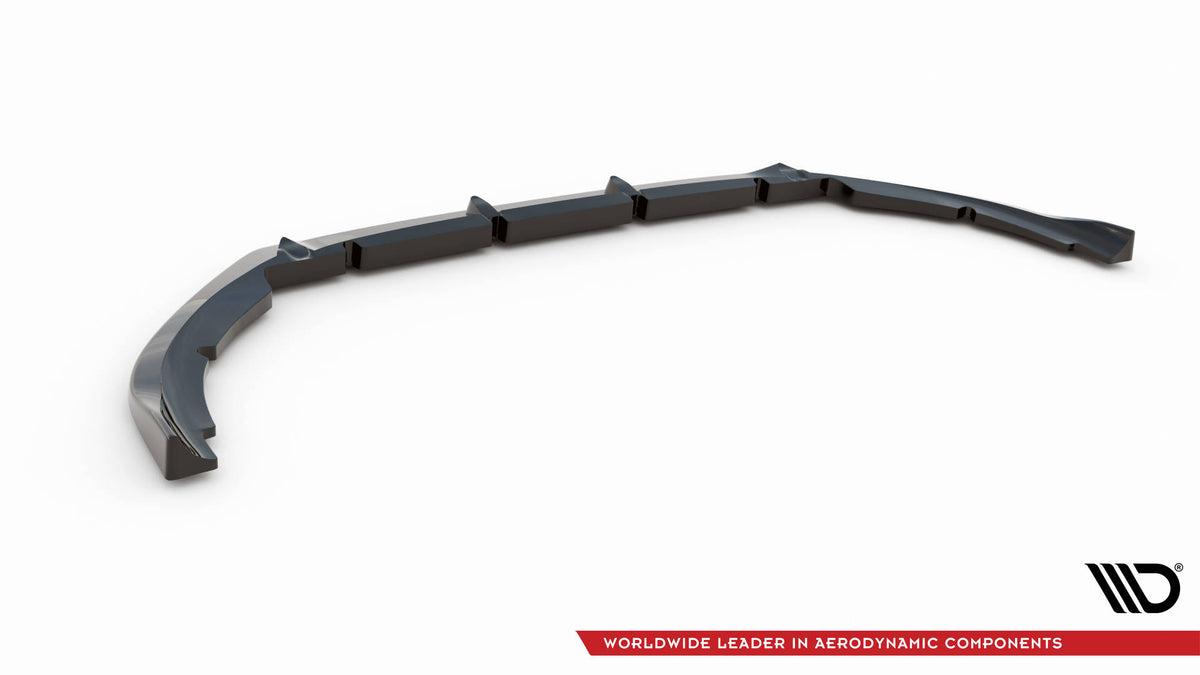 Street+ Spoilerlippe Front Ansatz passend für Citroen Berlingo Mk3 schwarz Hochglanz – Ansicht 6