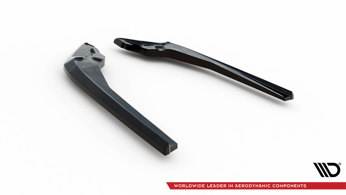Heck Ansatz Flaps Diffusor V.2 passend für Subaru WRX STI Mk1  schwarz Hochglanz – Ansicht 8