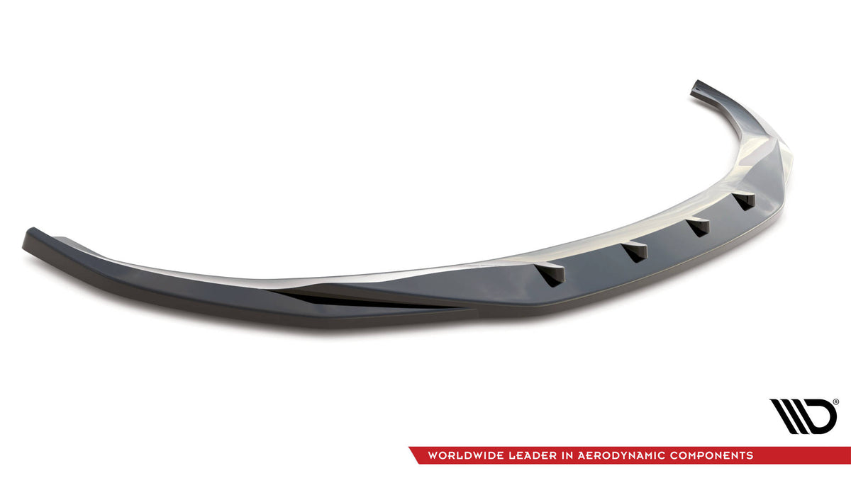 Street+ Spoilerlippe Front Ansatz V.3 passend für BMW 4er / i4 Gran Coupe M-Paket / M440i G26 schwarz Hochglanz – Ansicht 5