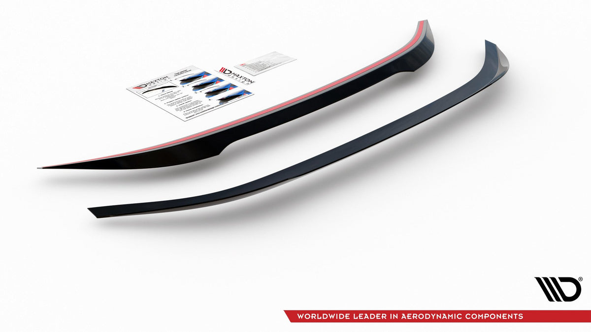 Heckspoiler Lippe Toyota Corolla XII Limousine schwarz Hochglanz – Ansicht 6
