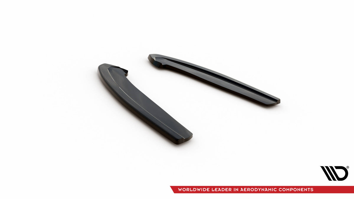 Heck Ansatz Flaps Diffusor V.5 passend für Ford Focus Kombi ST Mk4 schwarz Hochglanz – Ansicht 6