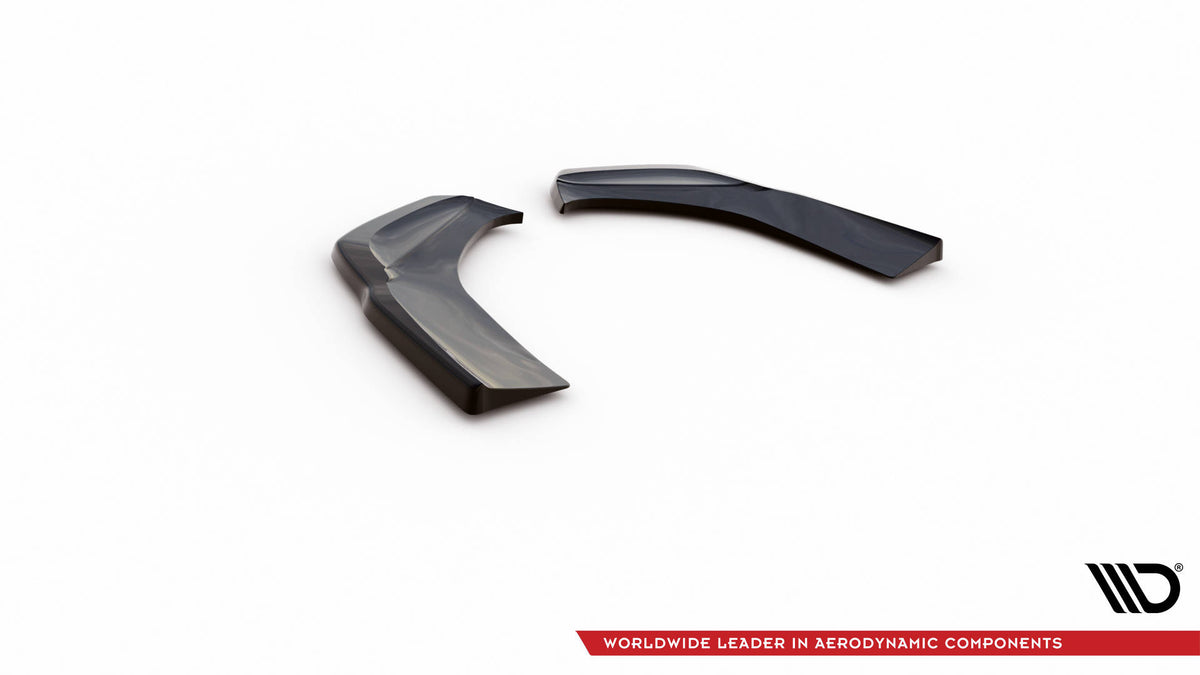 Heck Ansatz Flaps Diffusor passend für Mercedes-AMG GLB 35 / AMG-Line X247 schwarz Hochglanz – Ansicht 6