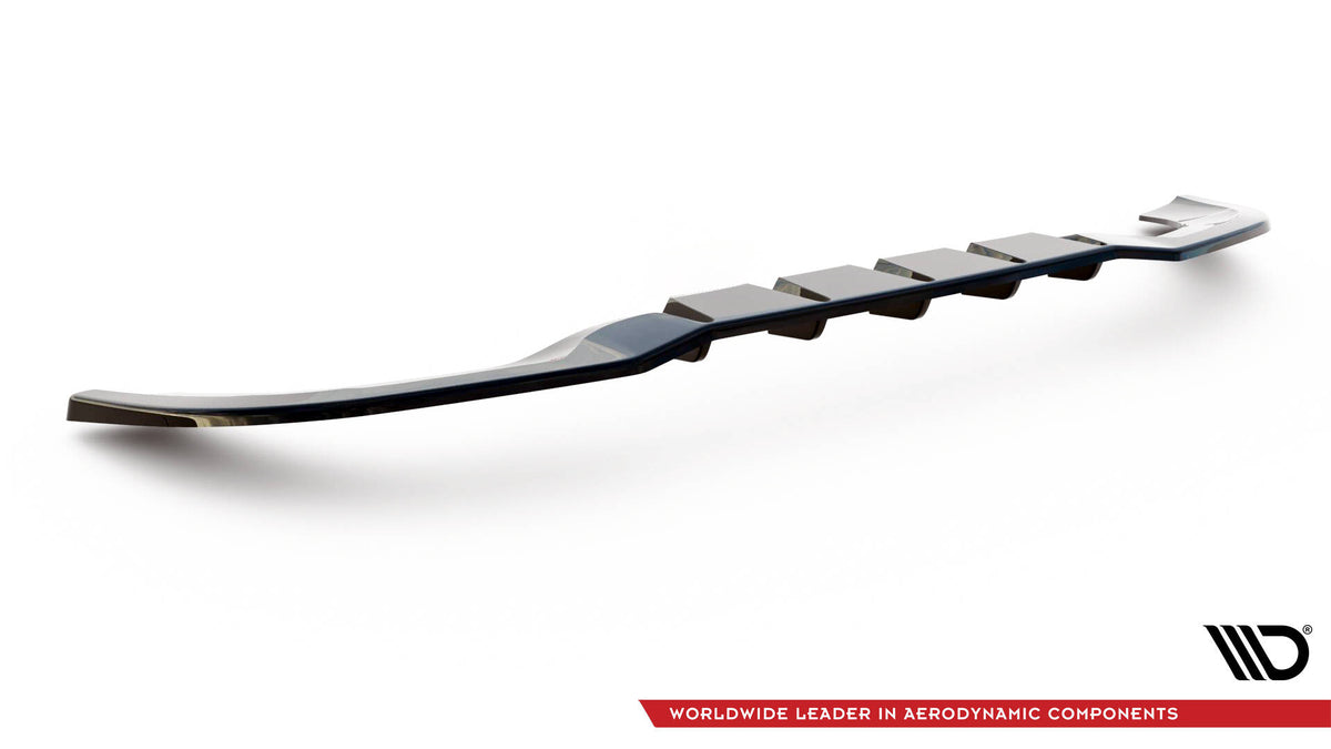 Street+ Mittlerer Diffusor RACE passend für Mercedes-Benz A Hatchback AMG Line W177 schwarz Hochglanz – Ansicht 4