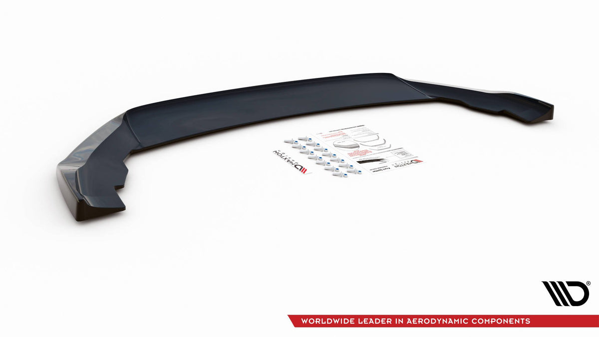 Street+ Spoilerlippe Front Ansatz V.3 passend für Seat Leon FR Mk4 schwarz Hochglanz – Ansicht 5