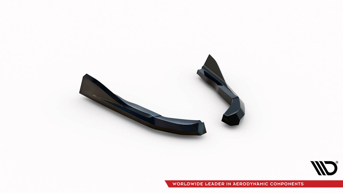 Heck Ansatz Flaps Diffusor V.2 passend für BMW 2 Coupe G42 schwarz Hochglanz – Ansicht 5