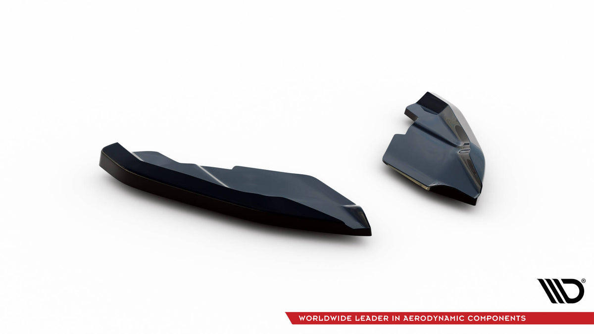 Heck Ansatz Flaps Diffusor V.2 passend für Seat Leon Hatchback Mk3 Facelift schwarz Hochglanz – Ansicht 5