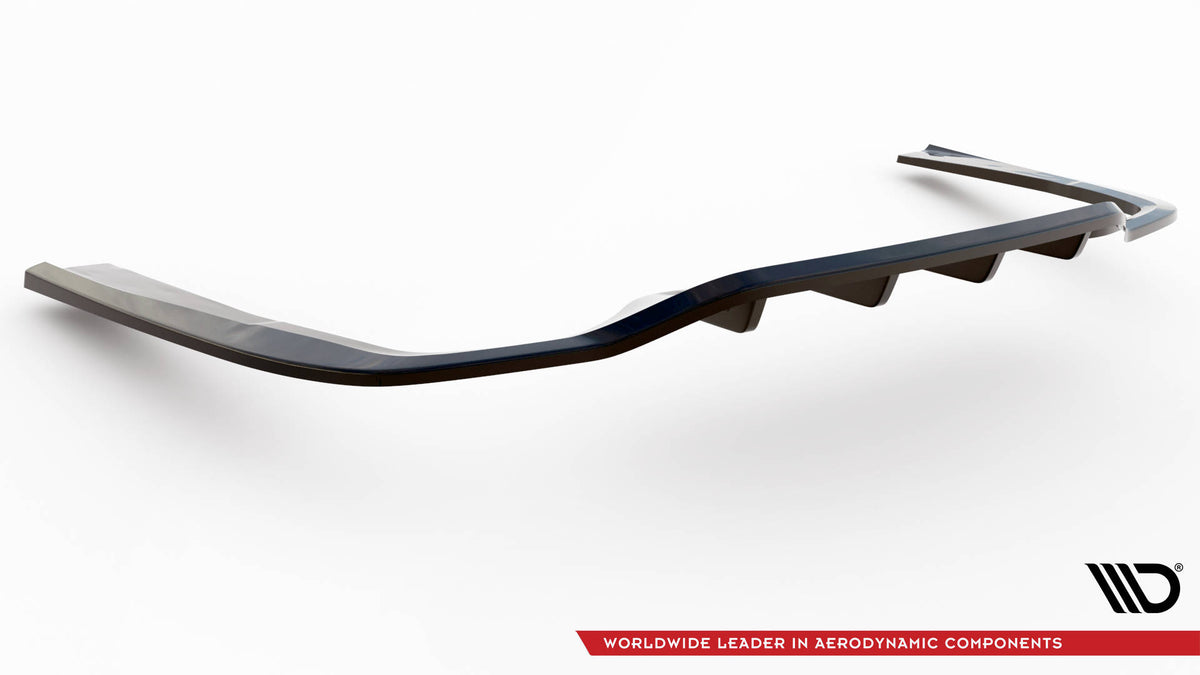 Street+ Mittlerer Diffusor RACE passend für Mercedes-Benz E AMG-Line Limousine W213 Facelift schwarz Hochglanz – Ansicht 7