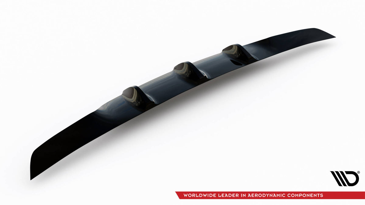 Diffusor Heck Ansatz passend für Mercedes C-Klasse Limousine / Kombi W205 / S205 63 AMG  schwarz Hochglanz – Ansicht 5