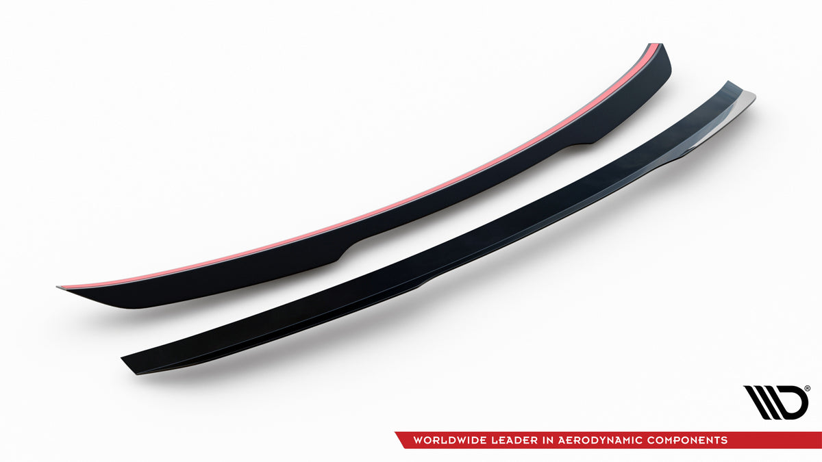 Niedriger Heckspoiler Lippe V.1 Audi RSQ8 Mk1 Facelift schwarz Hochglanz – Ansicht 5