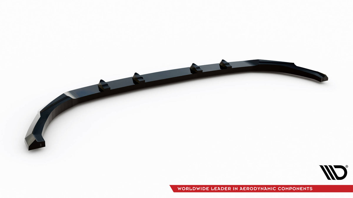 Street+ Spoilerlippe Front Ansatz passend für Kia EV9 GT-Line Mk1 schwarz Hochglanz – Ansicht 6
