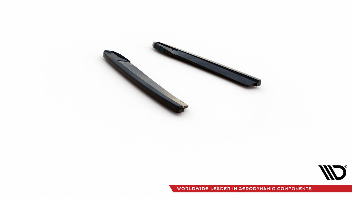 Heck Ansatz Flaps Diffusor V.3 passend für Skoda Octavia RS Liftback / Combi Mk4 Facelift schwarz Hochglanz – Ansicht 5