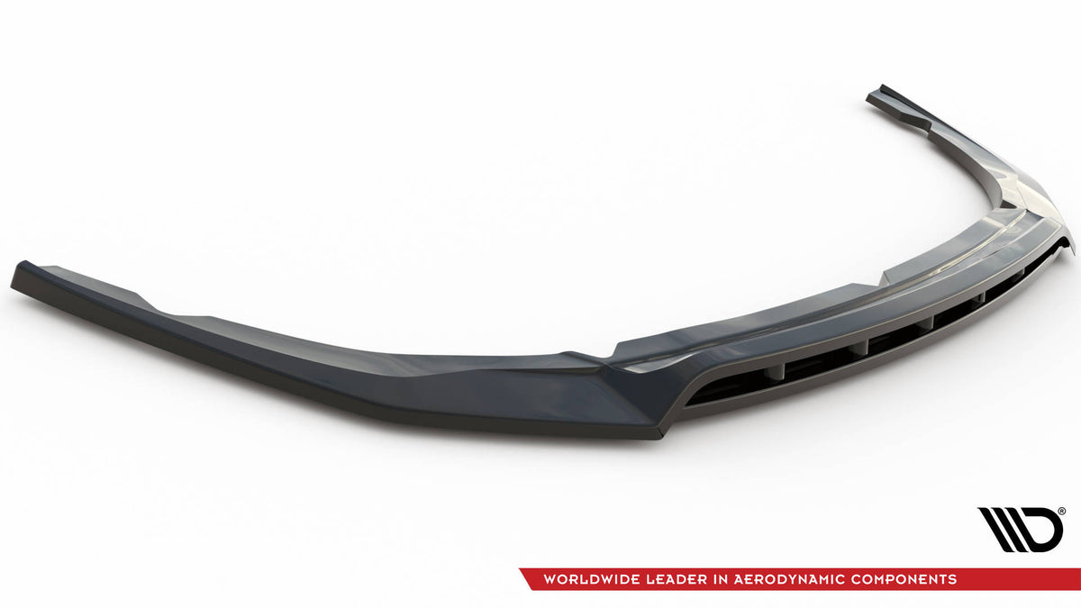 Street+ Spoilerlippe Front Ansatz V.1 passend für Kia Optima Mk4 Facelift schwarz Hochglanz – Ansicht 5