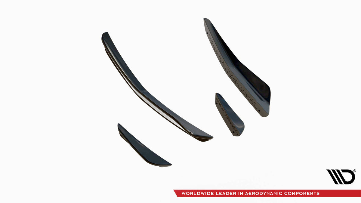 Stoßstangen Flaps Wings vorne Canards passend für Honda Civic Type-R Mk 11 – Ansicht 6