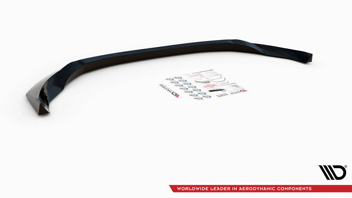 Street+ Spoilerlippe Front Ansatz V.1 passend für Nissan 370Z Facelift schwarz Hochglanz – Ansicht 6
