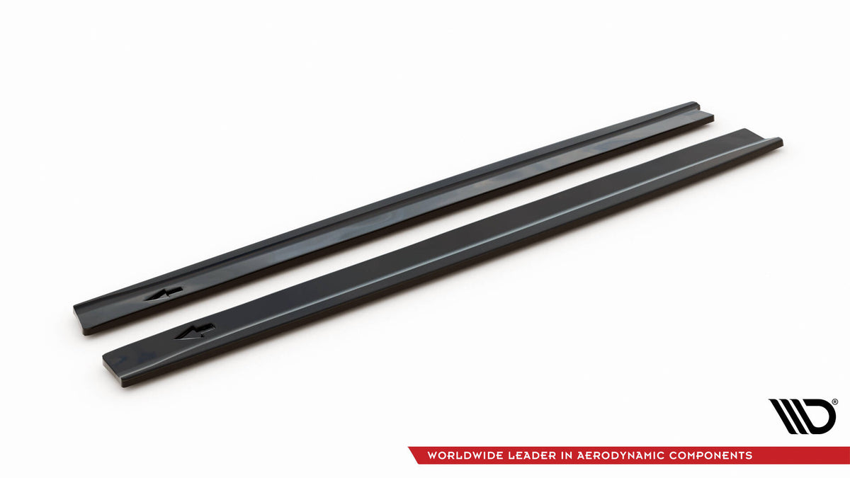 Street+ Seitenschweller Leisten passend für Suzuki Vitara S Mk2 schwarz Hochglanz – Ansicht 5