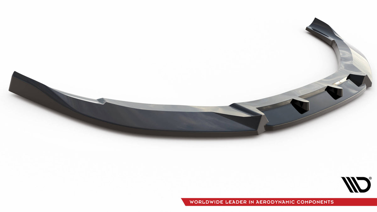 Street+ Spoilerlippe Front Ansatz V.2 passend für Audi S8 D4 schwarz Hochglanz – Ansicht 5