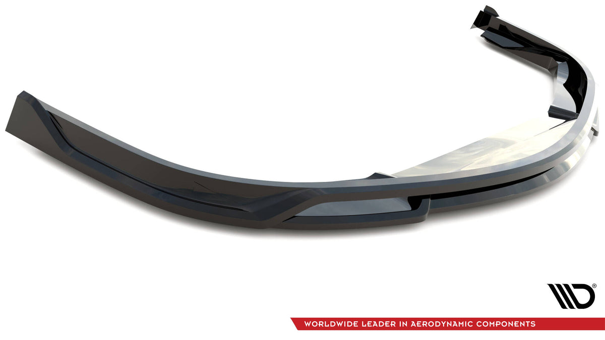 Street+ Spoilerlippe Front Ansatz passend für Porsche 911 Turbo 997 schwarz Hochglanz – Ansicht 6