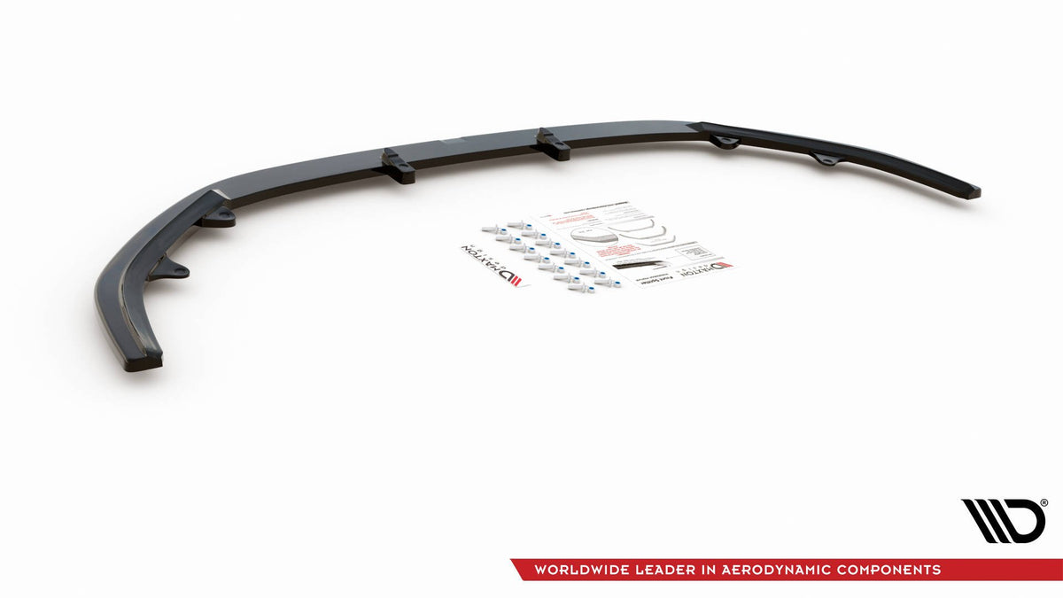 Street+ Spoilerlippe Front Ansatz V.1 passend für Mazda CX-3 schwarz Hochglanz – Ansicht 5