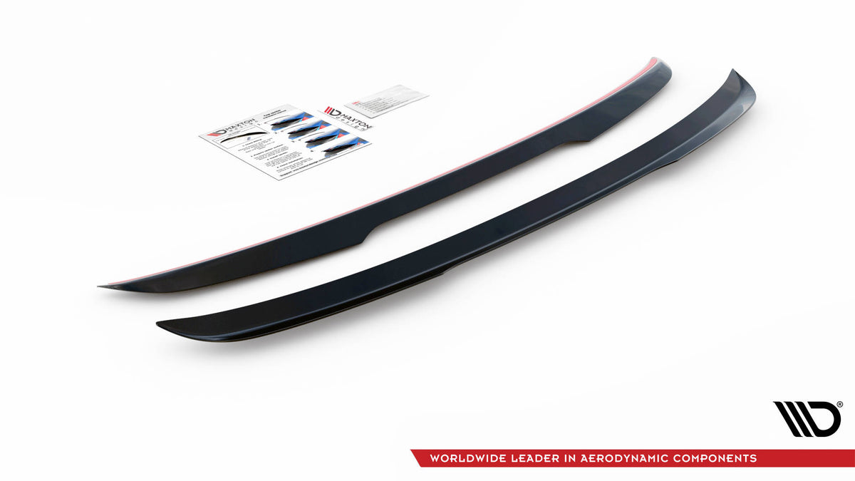 Heckspoiler Lippe Peugeot 508 GT Mk1 Facelift schwarz Hochglanz – Ansicht 6