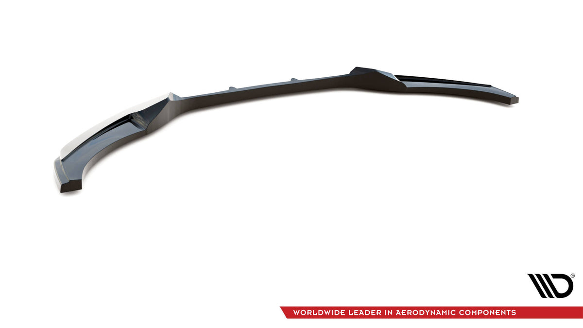 Street+ Spoilerlippe Front Ansatz V.2 passend für BMW 2 M-Paket F22 schwarz Hochglanz – Ansicht 6
