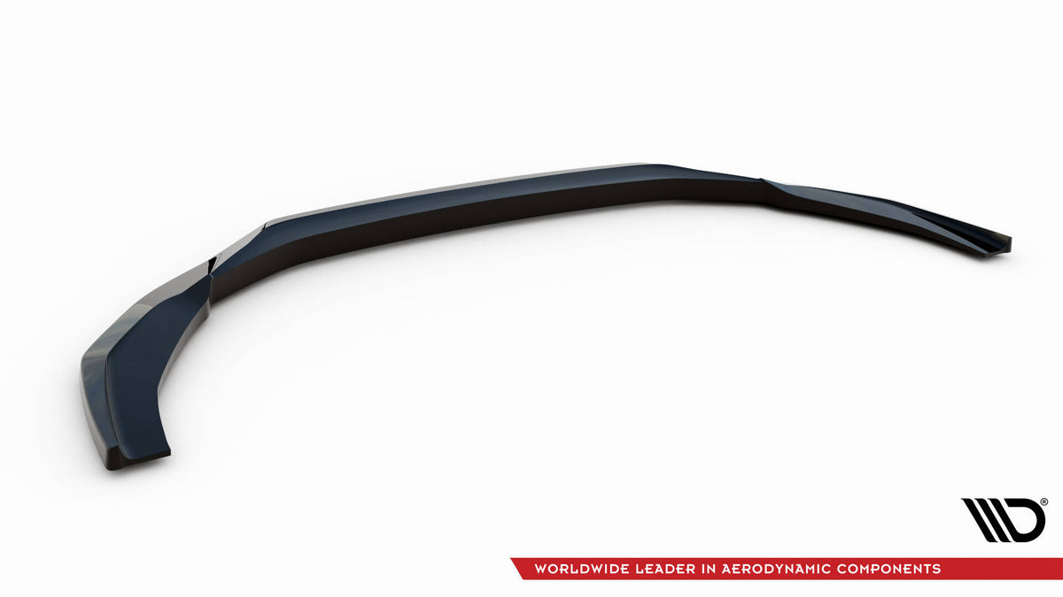 Street+ Spoilerlippe Front Ansatz V.1 passend für Audi RS4 B9 Facelift schwarz Hochglanz – Ansicht 6