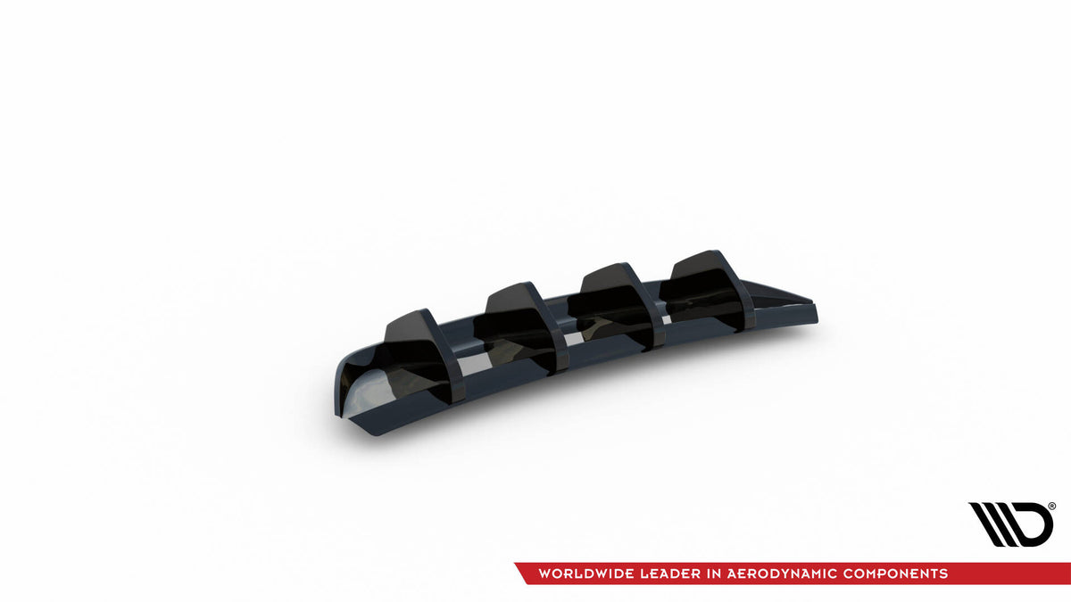 Diffusor Heck Ansatz passend für Seat Tarraco FR Mk1 schwarz Hochglanz – Ansicht 6