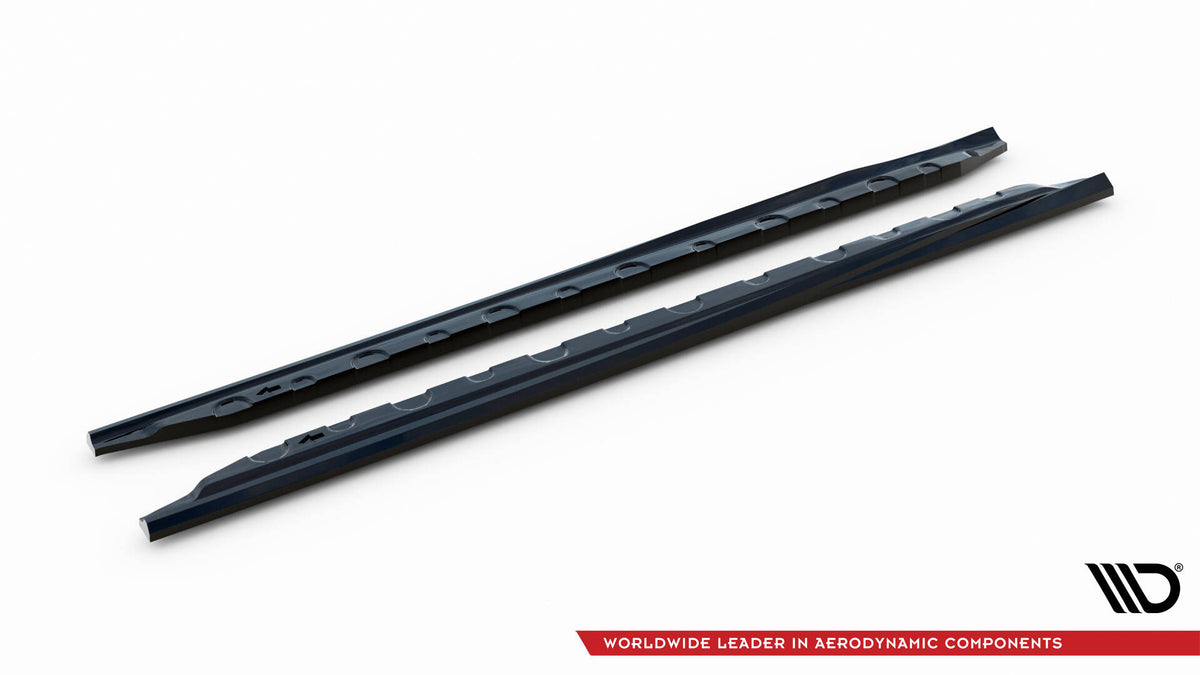 Street+ Seitenschweller Leisten passend für Opel Cascada schwarz Hochglanz – Ansicht 5