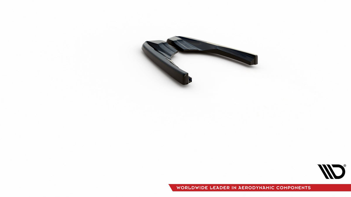 Heck Ansatz Flaps Diffusor V.2 passend für Audi RS3 8V Sportback Facelift schwarz Hochglanz – Ansicht 6