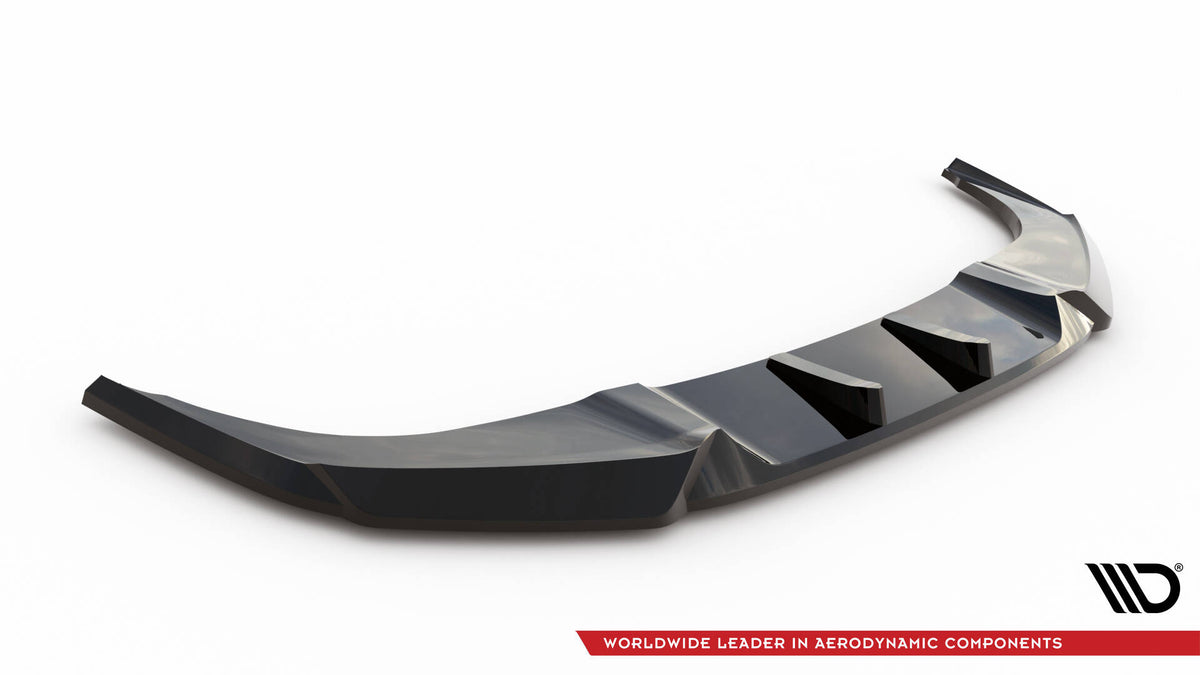 Street+ Spoilerlippe Front Ansatz passend für Honda Civic SI Mk10 schwarz Hochglanz – Ansicht 5