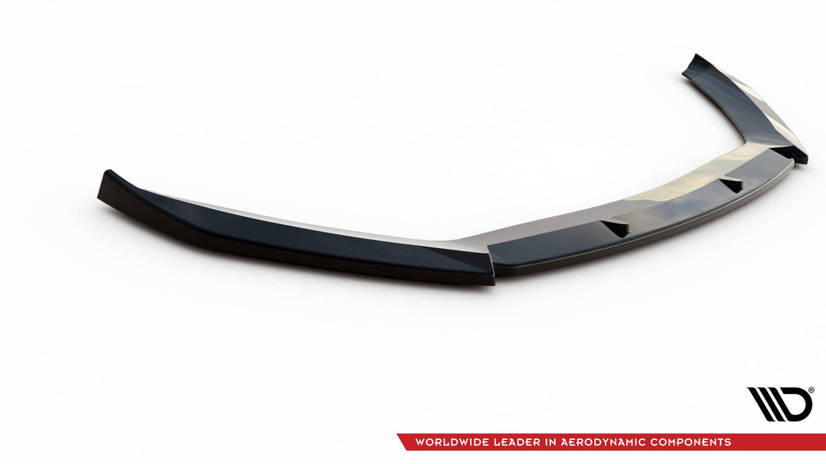 Street+ Spoilerlippe Front Ansatz V.6 passend für Seat Leon Cupra / FR Mk3 FL schwarz Hochglanz – Ansicht 5