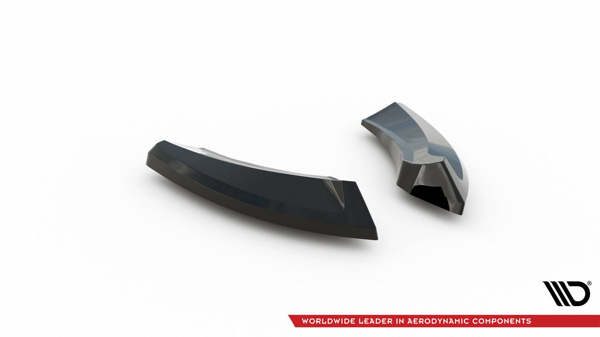 Heck Ansatz Flaps Diffusor passend für Mazda 3 Mk4 schwarz Hochglanz – Ansicht 4