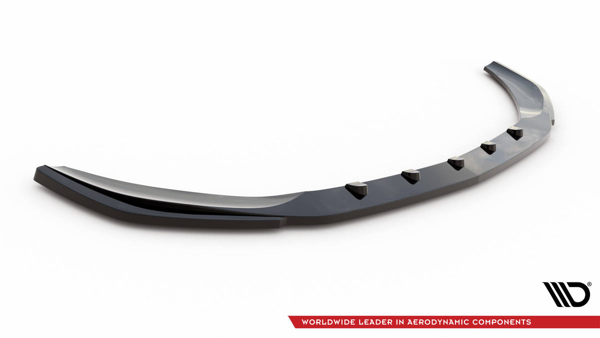 Street+ Spoilerlippe Front Ansatz V.2 passend für Mercedes-Benz C AMG-Line / 43 AMG W206 schwarz Hochglanz – Ansicht 5