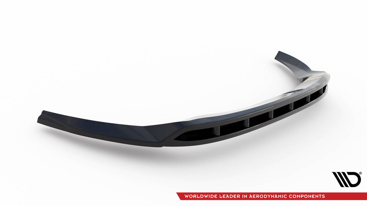 Street+ Spoilerlippe Front Ansatz passend für Ford Transit Custom Mk1 schwarz Hochglanz – Ansicht 5
