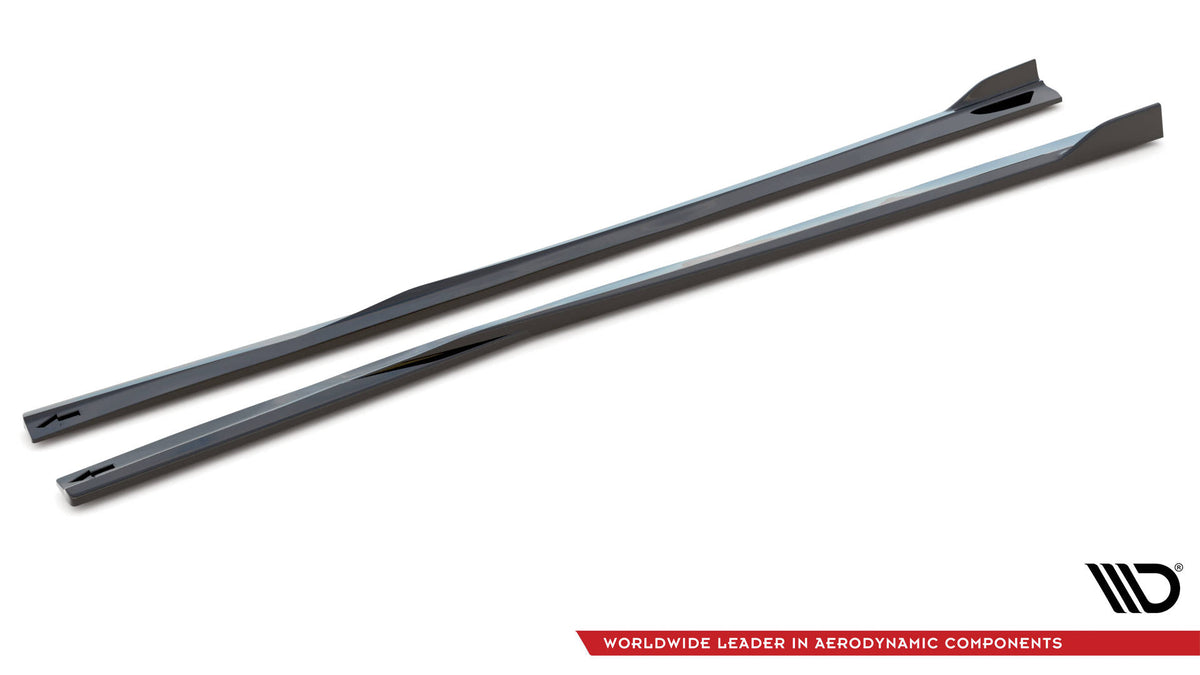 Street+ Seitenschweller Leisten passend für Dodge Charger SRT Mk7 Facelift schwarz Hochglanz – Ansicht 5