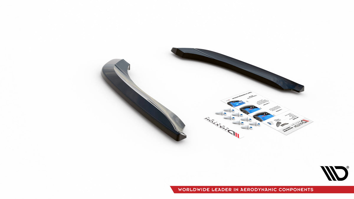 Heck Ansatz Flaps Diffusor passend für Seat Exeo schwarz Hochglanz – Ansicht 6