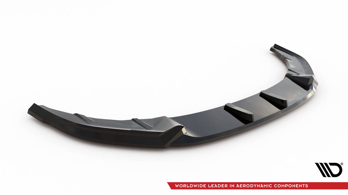 Street+ Spoilerlippe Front Ansatz V.1 passend für BMW 5er / i5 M-Paket Limousine / Touring G60 / G61 schwarz Hochglanz – Ansicht 5