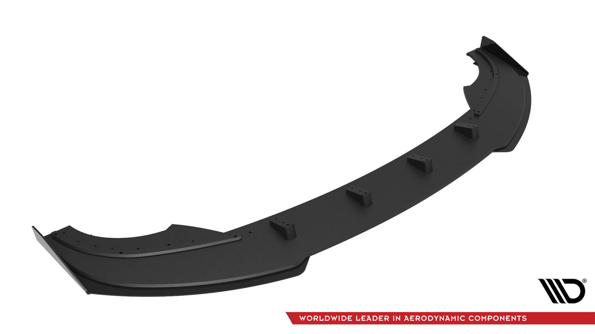 Street Pro Street+ Spoilerlippe Front Ansatz + Flaps passend für Cupra Formentor Mk1 Facelift schwarz Hochglanz – Ansicht 6